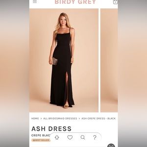 Black Bridesmaid Dress